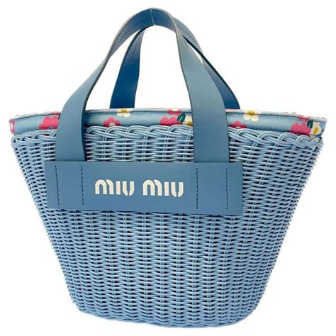 miu miu basket bag|miu vintage bag.